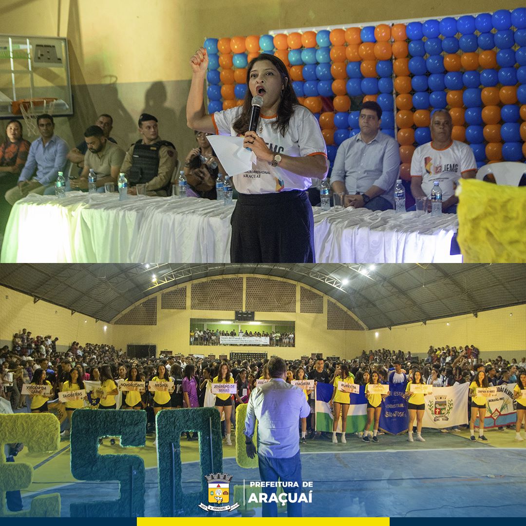 Guarda- Mirim de AraçuaÍ se destaca na abertura da etapa microrregional do JEMG.