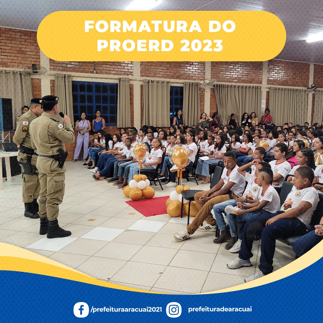 Formatura do PROERD 2023