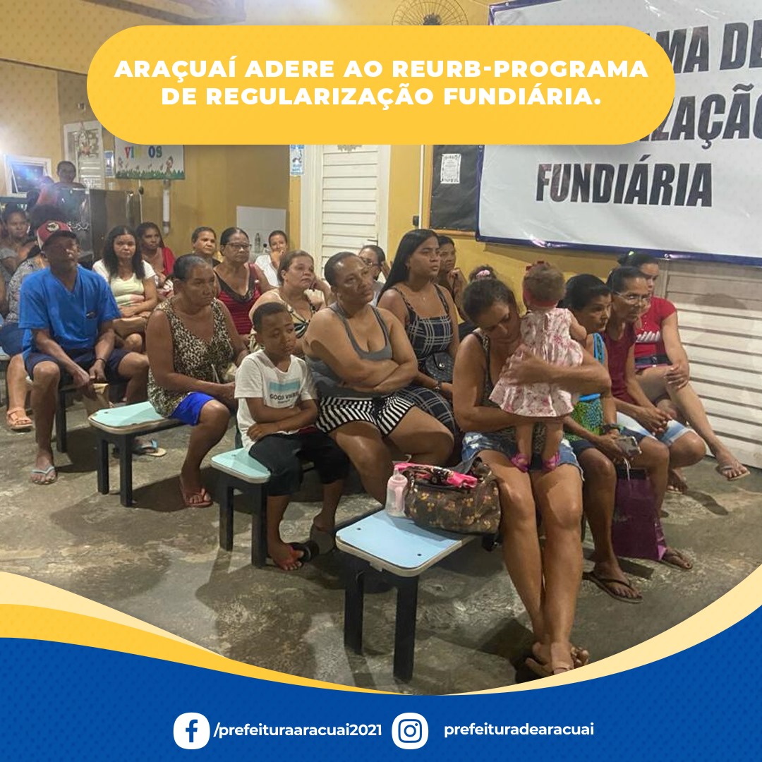 AraçuaÍ  implanta Programa de Regularização Fundiária.